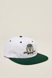 5 Panel Hat, WHITE/FOREST GREEN/SHIFTY BOYS CREST - alternate image 1