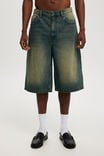 Super Baggy Jort, Y2K WASHED BLUE - alternate image 2