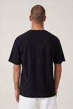 Premium Loose Fit Art T-Shirt, BLACK/ HOTEL PARADISO - alternate image 3