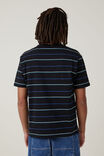 Loose Fit Stripe T-Shirt, BLACK POP EASY STRIPE /  GRAVITY - alternate image 3