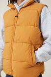 Recycled Puffer Vest, MARIGOLD - alternate image 4
