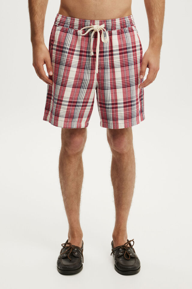 Easy Short, RED CHECK