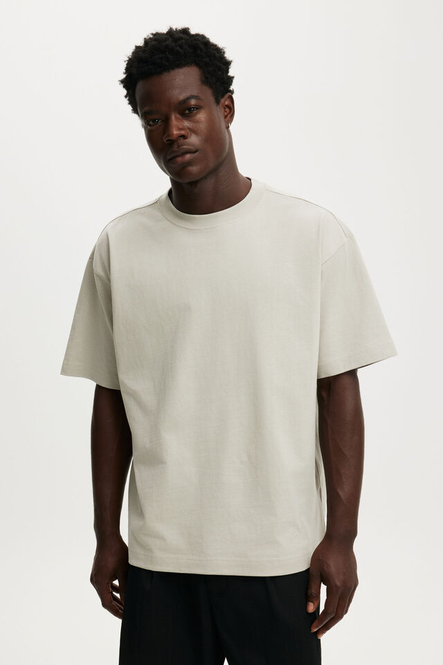 Box Fit T-Shirt, SILVER CLOUD