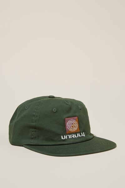 5 Panel Graphic Hat, IRISH GREEN / IRISH GREEN / UNRULY