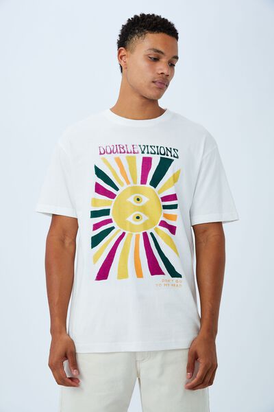 Bondi T-Shirt, VINTAGE WHITE/DOUBLE VISIONS