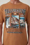 Premium Loose Fit Art T-Shirt, GINGER/YELLOWSTONE GEYSER - alternate image 4