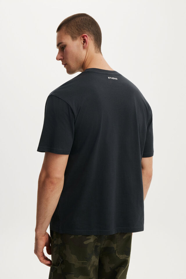 Everyday Fit Graphic T-Shirt, WASHED BLACK / CARROTS