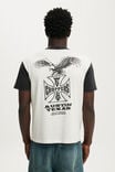 Fitted License Moto T-Shirt, LCN WCC VINTAGE WHITE - WASHED BLACK / TEXAS - example image 2
