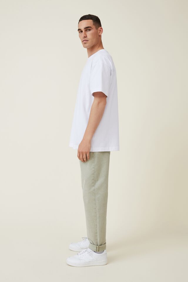 Relaxed Tapered Jean, PALE GREEN