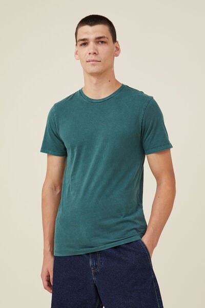Camiseta - Organic Crew T-Shirt, PINENEEDLE GREEN
