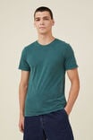 Camiseta - Organic Crew T-Shirt, PINENEEDLE GREEN - vista alternativa 1