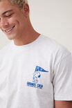 Snoopy Loose Fit T-Shirt, LCN PEA WHITE MARLE / GROUNDS CREW - alternate image 4