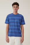 Loose Fit Stripe T-Shirt, ROYAL BLUE EASY STRIPE - alternate image 1