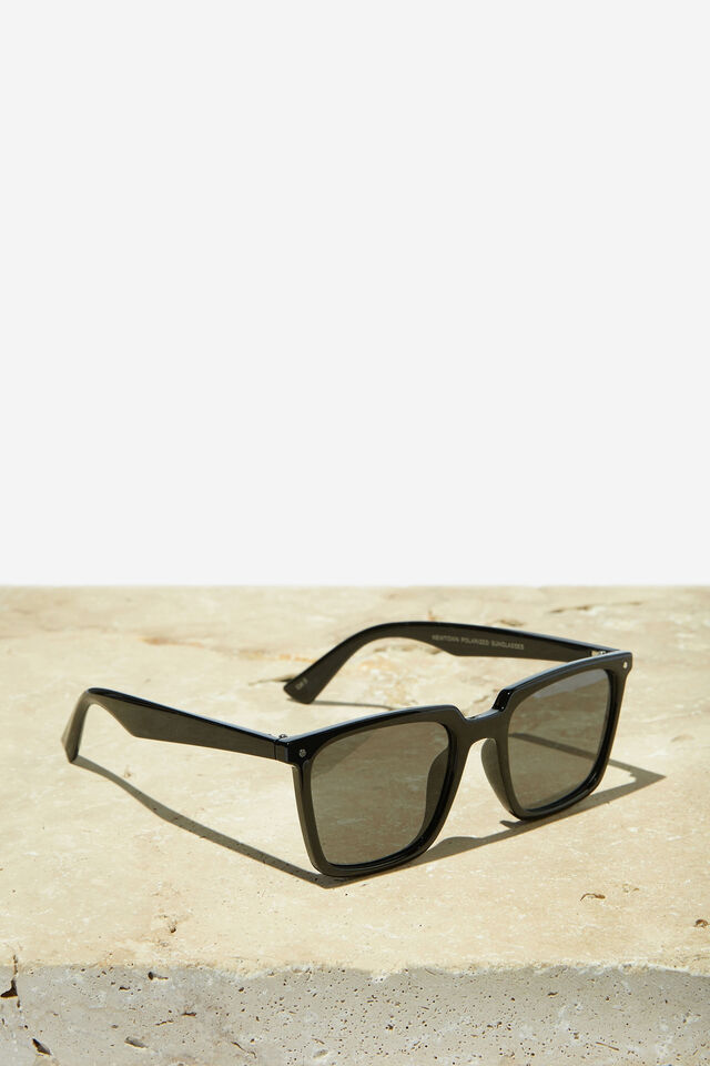 Newtown Polarized Sunglasses, BLACK