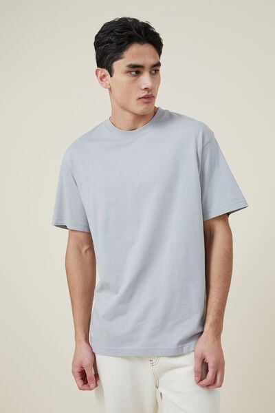 Camiseta - Organic Loose Fit T-Shirt, BLUE HAZE