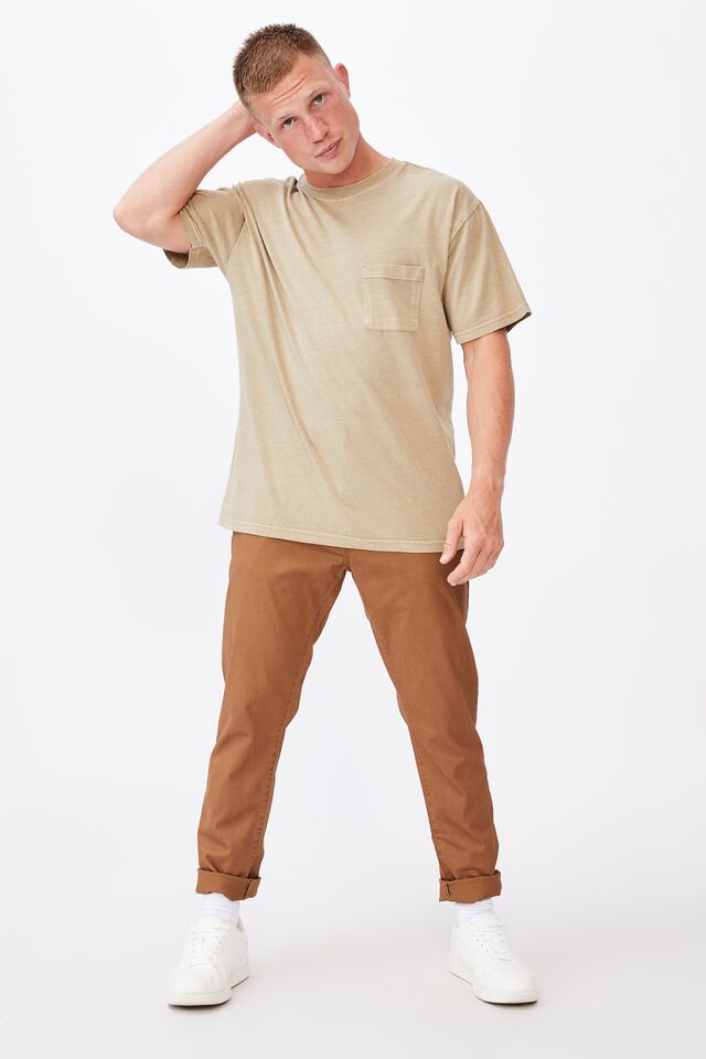 Skinny Stretch Chino, WASHED BISCUIT