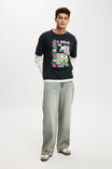 Kerokerokeroppi Box Fit T-Shirt, LCN SAN WASHED BLACK/KEROPPI MANGA - alternate image 2