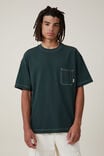Box Fit Pocket T-Shirt, PINENEEDLE GREEN / CIVIC CONTRAST - alternate image 1