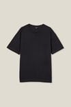 Box Fit Plain T-Shirt, BLACK - alternate image 5
