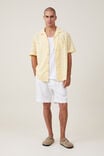 Capri Short Sleeve Shirt, YELLOW BROIDERIE - alternate image 2