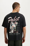 Everyday Fit License Beer T-Shirt, LCN PAB WASHED BLACK / PABST - BLUE RIBBON - example image 2