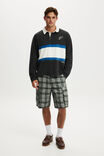 Box Fit Rugby Polo, VINTAGE BLACK PANEL - example image 2