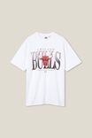 Nba Loose Fit T-Shirt, LCN NBA WHITE/CHICAGO BULLS - LOCK UP - alternate image 6