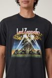 Camiseta - Premium Loose Fit Music T-Shirt, LCN PRO BLACK/LED ZEPPELIN - OVERHEAD - vista alternativa 4