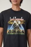 Premium Loose Fit Music T-Shirt, LCN PRO BLACK/LED ZEPPELIN - OVERHEAD - alternate image 4