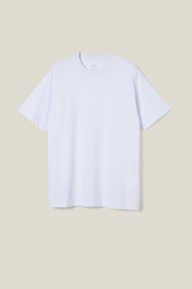 Organic Loose Fit T-Shirt, WHITE