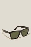 Beckley Polarized Sunglasses, GLOSS BLACK/GREEN - alternate image 2