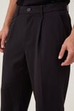 Relaxed Pleated Pant, BLACK - alternate image 4