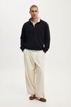 1/4 Zip Fleece, INK NAVY - example image 2