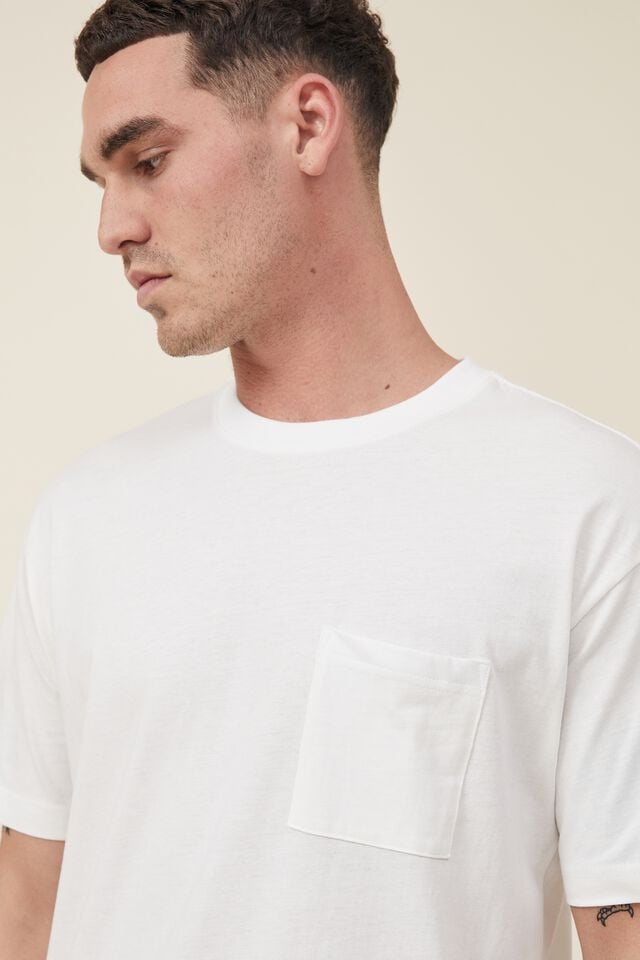 Organic Loose Fit T-Shirt, VINTAGE WHITE