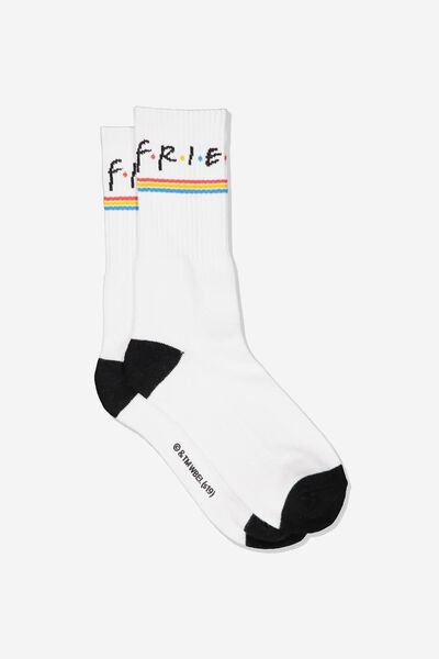 Special Edition Active Sock, LCN WB WHITE/FRIENDS