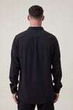 Portland Long Sleeve Shirt, WASHED BLACK CHEESECLOTH - alternate image 3