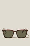 Newtown Sunglasses, DARK TORT/DARK GREEN - vista alternativa 1