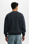 Nba Box Fit Crew Sweater, LCN NBA WASHED BLACK/LOS ANGELES -LAKERS FADE - alternate image 3