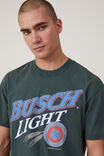 Busch Light Loose Fit T-Shirt, LCN BUD PINENEEDLE GREEN/BUSCH LIGHT - SLANTE - alternate image 4