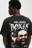 Everyday Fit Ufc T-Shirt, LCN UFC WASHED BLACK / JON JONES - example image 4