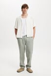 Linen Pleat Pant, WASHED MILITARY - alternate image 1