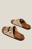 Double Buckle Sandal, TAUPE - alternate image 3