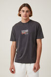 Premium Loose Fit Art T-Shirt, WASHED BLACK/SANTORINI VISTA - alternate image 1