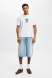 Loose Fit Pop Culture T-Shirt, LCN DIS WHITE / TRACK STAR - alternate image 2