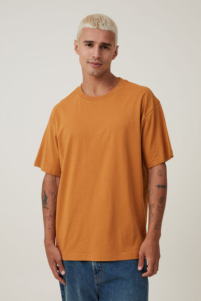 Organic Loose Fit T-Shirt, TUMERIC