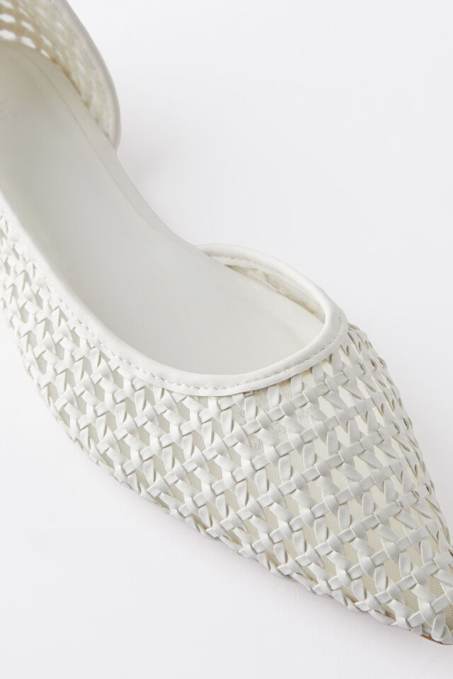 Isla Dorsay Ballerina, WHITE WOVEN