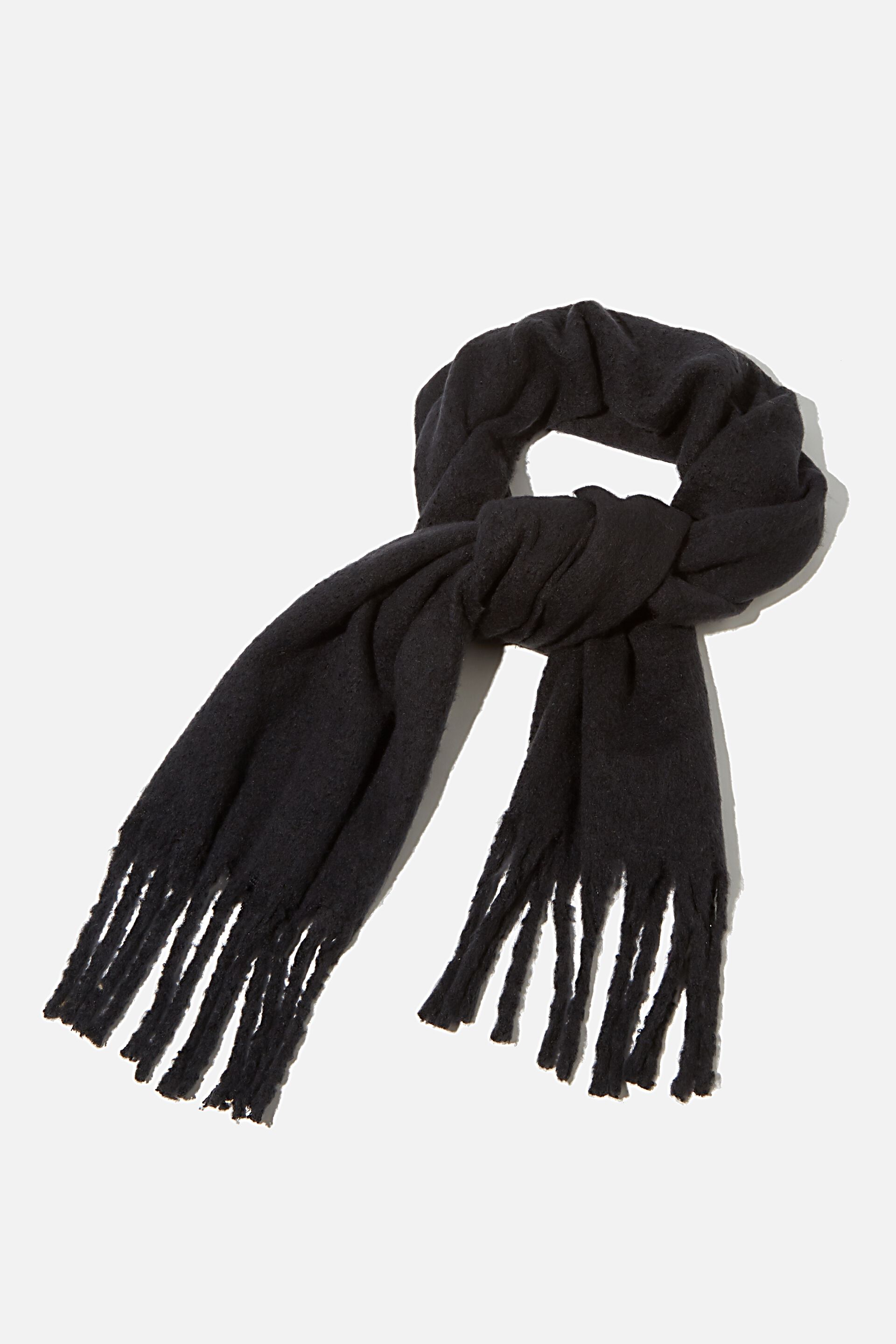 discount 81% Black Single WOMEN FASHION Accessories Scarf NoName scarf 