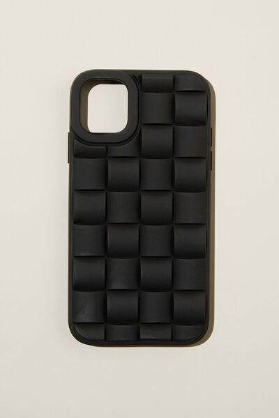Phone Case Iphone 11, VIBE CHECK SOLID BLACK