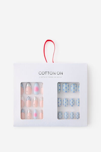 Press On Nails, GIFT PACK/DENIM ATTITUDE