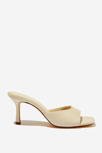 Edie Minimal Mule, STONE SMOOTH